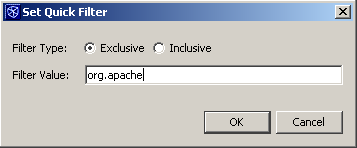 Set Quick Filter Dialog