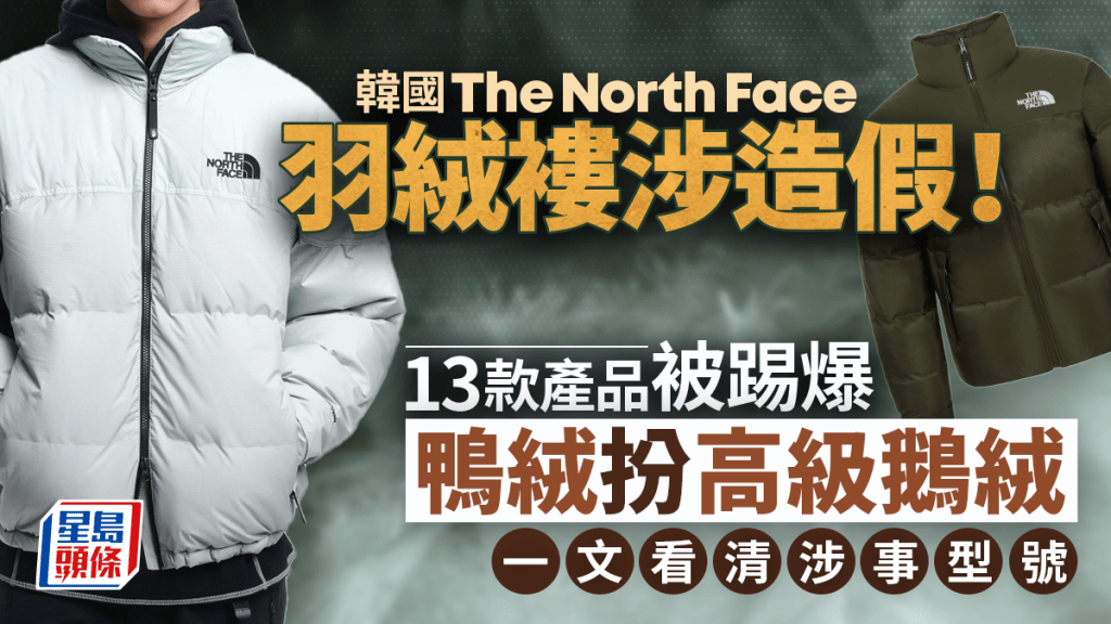 韓國The North Face羽絨褸涉造假！13款產品被踢爆鴨絨扮鵝絨 一文看清涉事型號