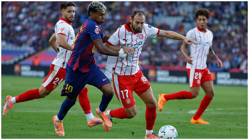 基羅納十分堅持地面組織。 AP