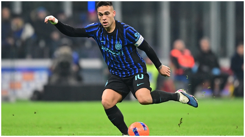 國際米蘭前鋒拿達路馬天尼斯。REUTERS