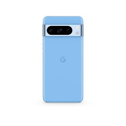 The back of Pixel 8 Pro in Bay.