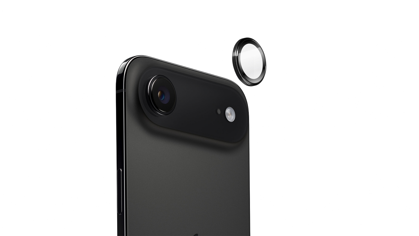 Torrii - iPhone 17 系列 BODYGLASS 鋁合金鏡頭環 (銀色/黑色)