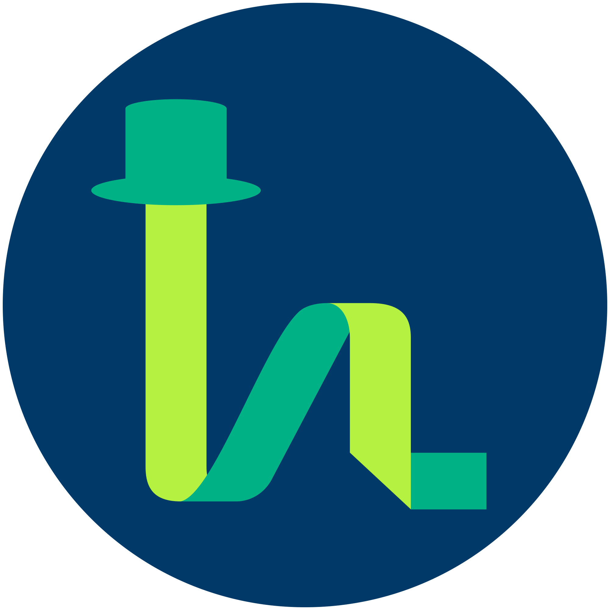 Hatnote's logo and mascot, The Hatterpillar