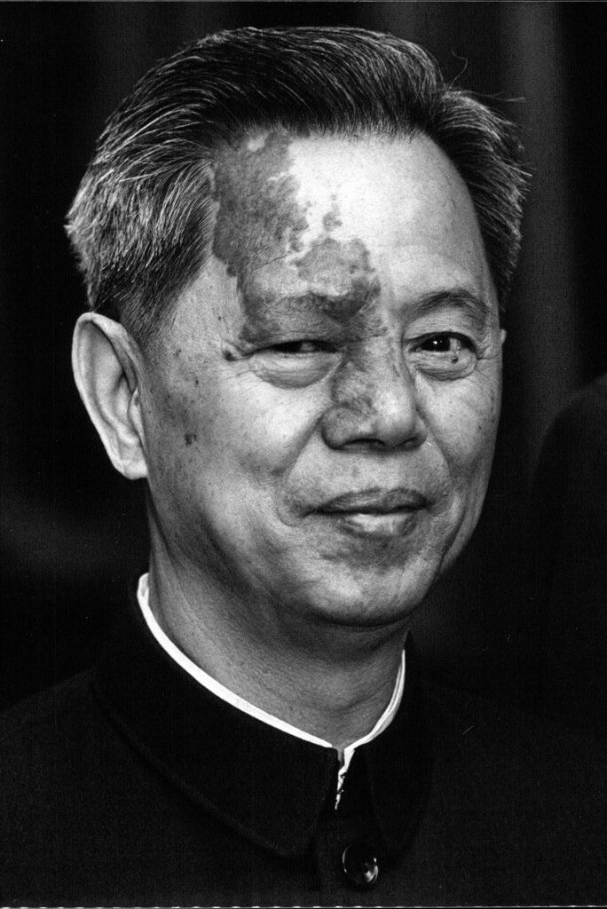 方毅，摄于1977年。一年后，邓小平任命他负责其以科技为重点的经济计划。