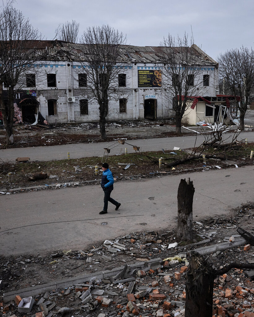 乌克兰梅佐瓦村，摄于12月。