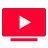 The YouTube TV logo, a red rectangle resembling a TV with a white play button icon inside.
