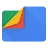 The Files logo, a blue rectangle with green, yellow and red corners folded over like a page.