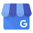 The Business Profile logo, a blue storefront icon with a white "G" on the outside.