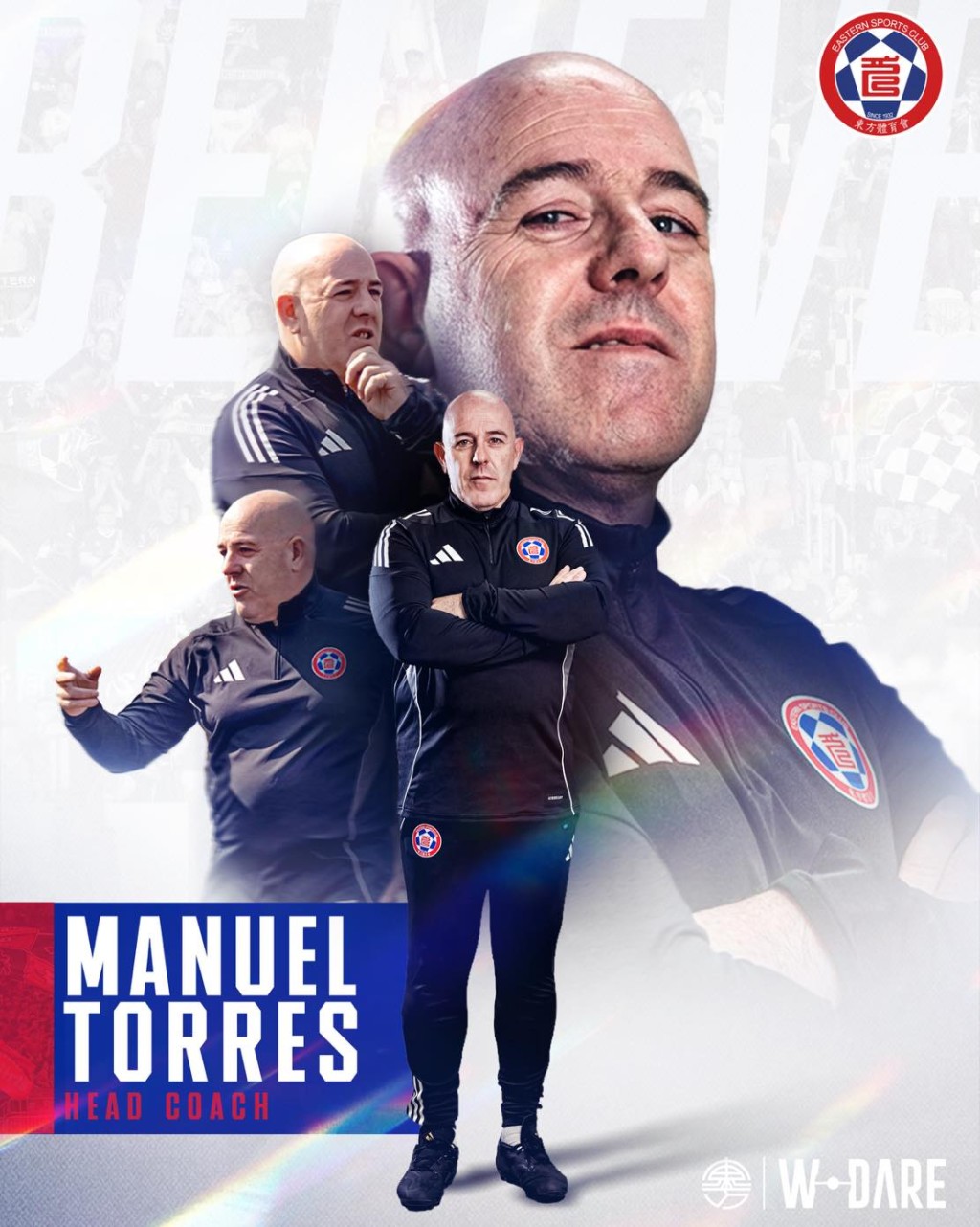 文努托利斯接手東方主帥。東方官方圖片 文努托利斯接手東方主帥。東方官方圖片