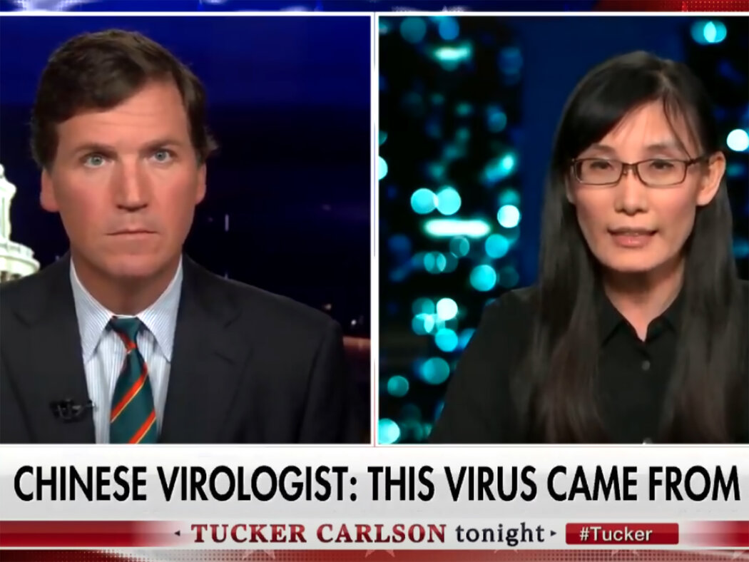 闫丽梦在9月接受塔克·卡尔森节目的采访,在线点击量至少达到880万。