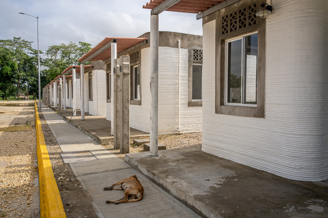 9月,墨西哥纳卡茹卡,采用3D打印技术建造的房屋。