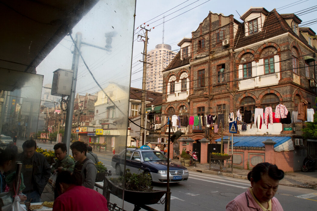 “二战”期间上海犹太人聚居区的一栋建筑。在城市快速扩张的时候,聚居区的中心地段得到了保护。