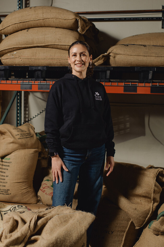 加州坎贝尔市Tico咖啡烘焙工坊创始人兼首席执行官玛丽安娜·法伦·古铁雷斯。