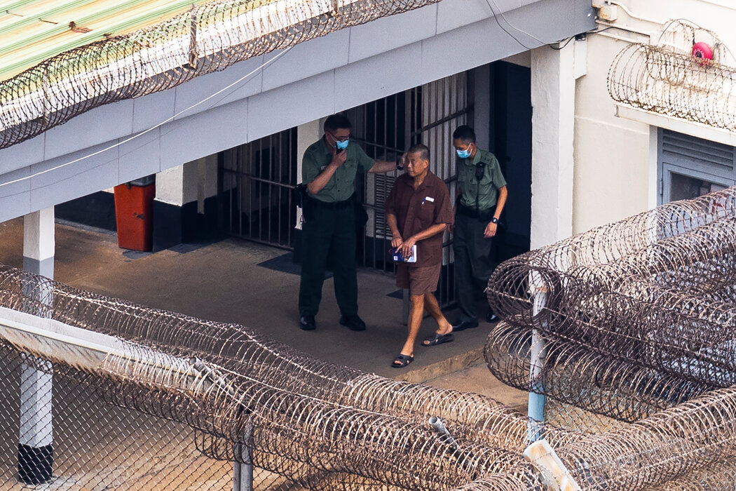 2023年7月,黎智英在狱中。